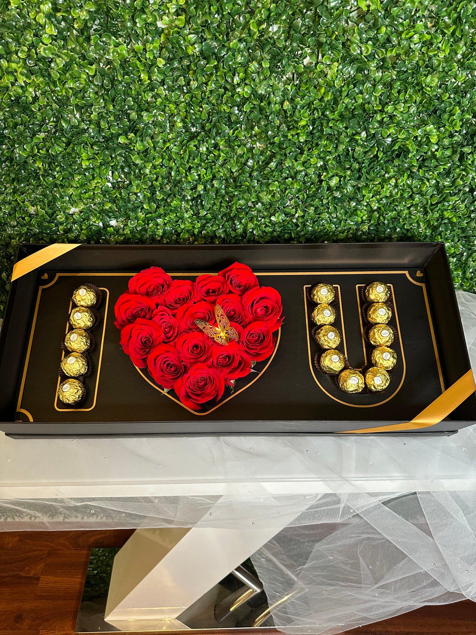 Bandeja de Amor y Chocolate